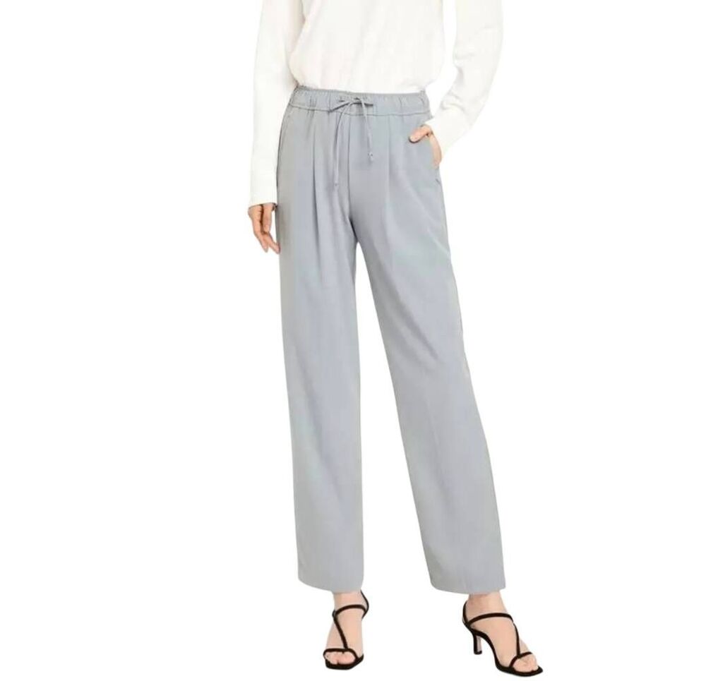Old Navy Billie High Rise Wide Leg Pants Silver Sage NWT Size L